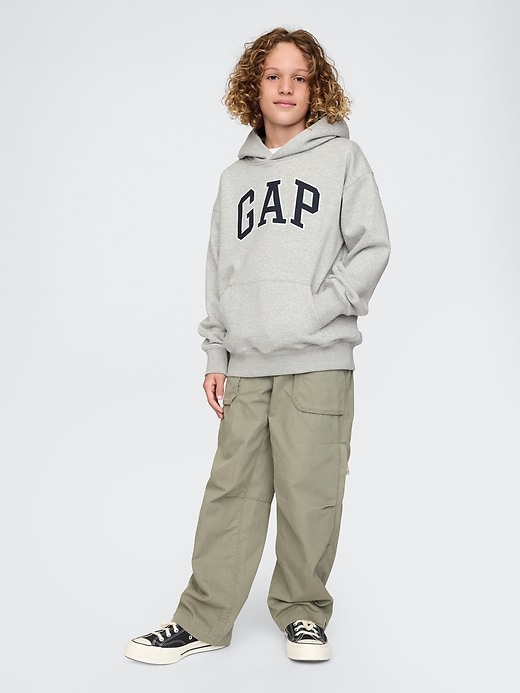 vintagesoft logo-hoodie für kinder