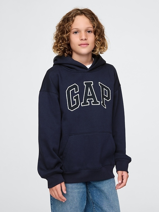 vintagesoft logo-hoodie für kinder