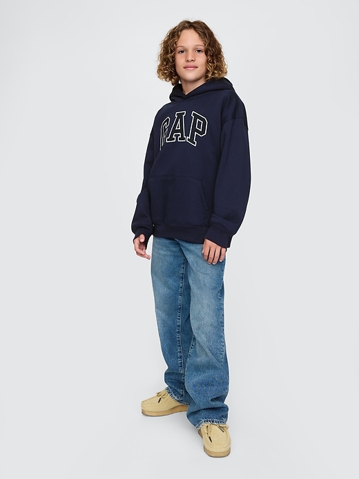 vintagesoft logo-hoodie für kinder