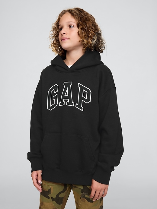 vintagesoft logo-hoodie für kinder