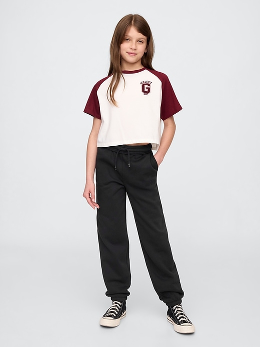 vintagesoft relaxed jogginghose für kinder mit logo