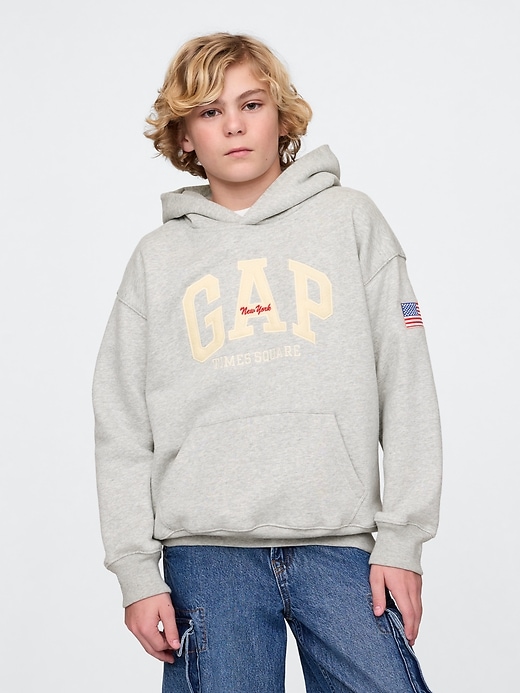 vintagesoft nyc times square hoodie für kinder