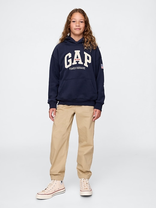vintagesoft nyc times square hoodie für kinder