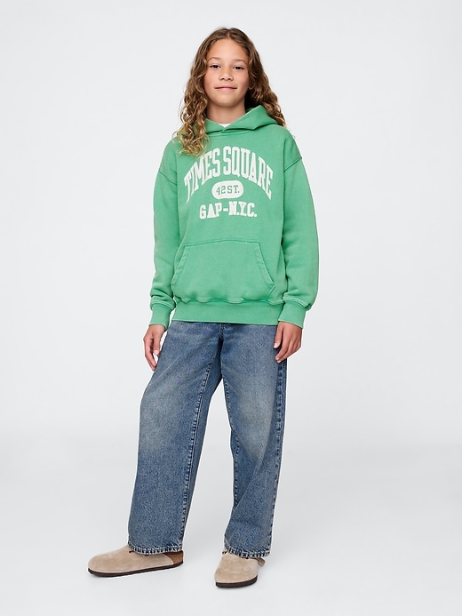 vintagesoft nyc times square hoodie für kinder