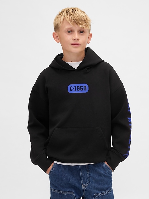 gapfit tech quick-dry logo-hoodie für kinder
