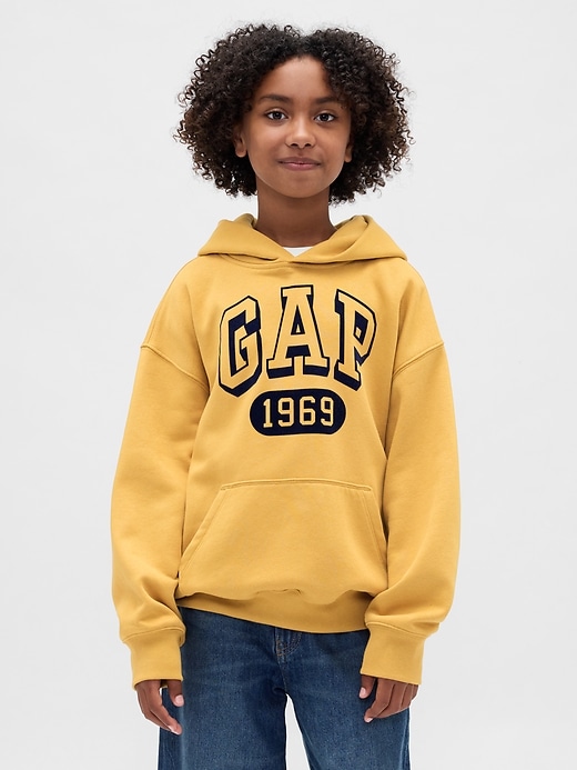 vintagesoft logo-hoodie für kinder