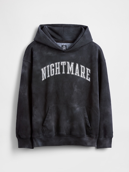 gap × disney tim burtons nightmare before christmas kinder-hoodie im vintage-stil mit weicher grafik
