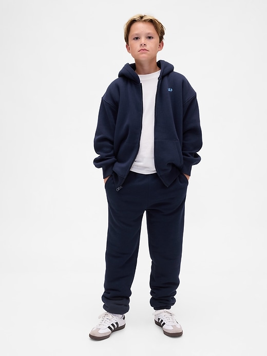 bequeme jogginghose für kinder mit sherpa-futter