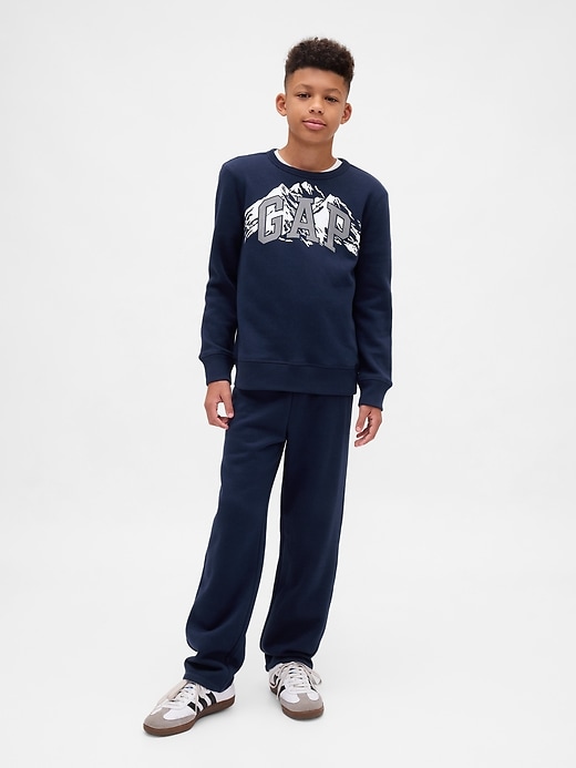 kinder-slim-fit-sweatpants mit logo