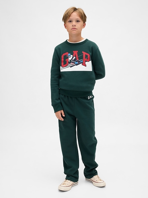 kinder-slim-fit-sweatpants mit logo