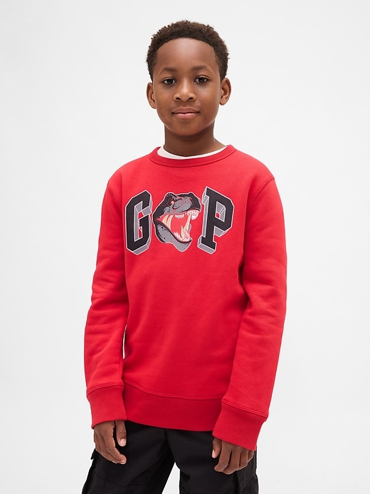 kinder-sweatshirt mit grafiklogo