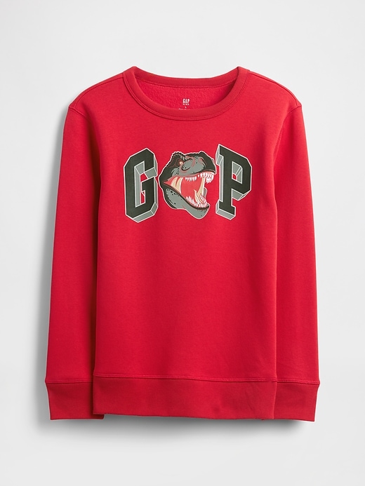 kinder-sweatshirt mit grafiklogo