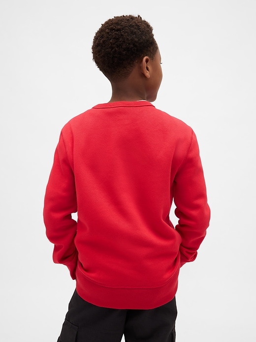 kinder-sweatshirt mit grafiklogo
