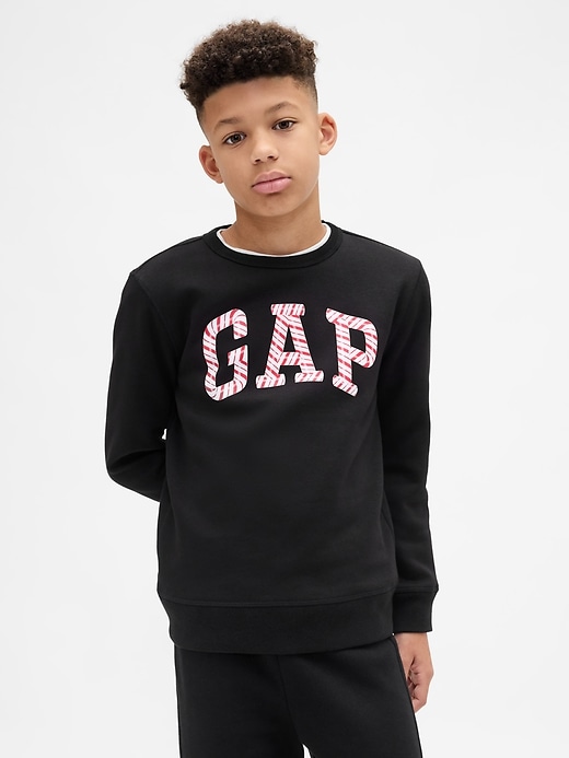 kinder-sweatshirt mit grafiklogo