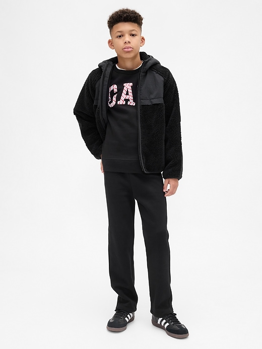kinder-sweatshirt mit grafiklogo