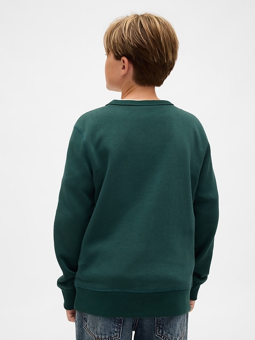 kinder-sweatshirt mit grafiklogo
