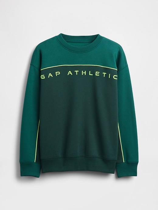 vintage soft kinder-sweatshirt mit farbblock-logo