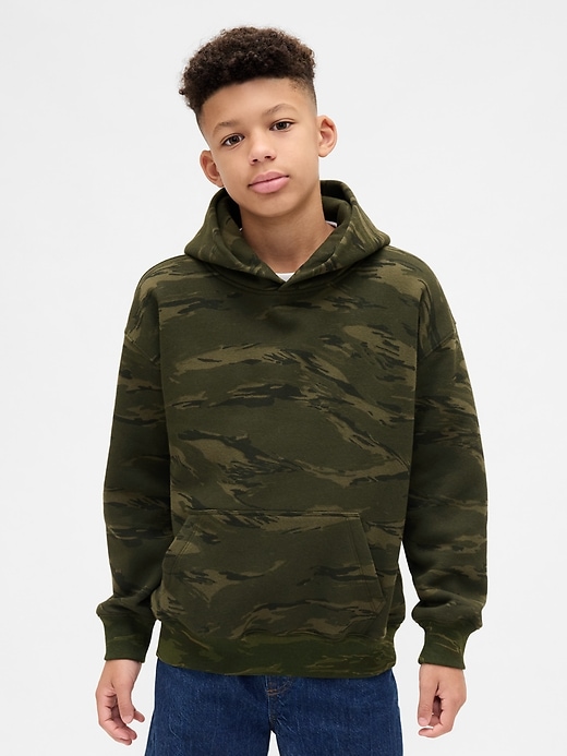 lässiger camouflage-hoodie für kinder
