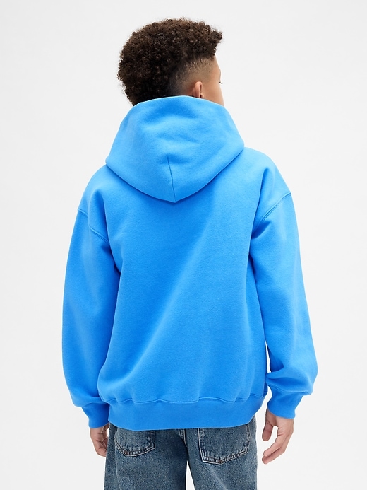 vintagesoft relaxed logo hoodie für kinder