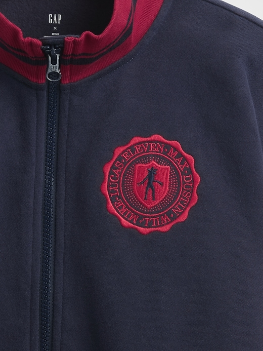 stranger things kinder vintagesoft varsity sweatshirt