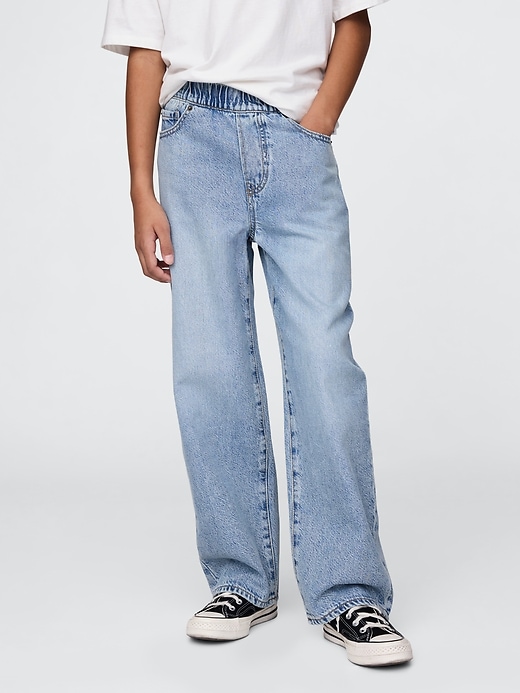 ultraweiche baggy-jeans für kinder zum hineinschlüpfen