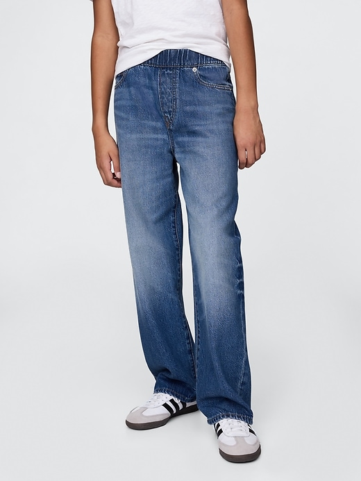 ultraweiche baggy-jeans für kinder zum hineinschlüpfen