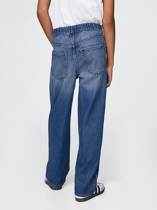 ultraweiche baggy-jeans für kinder zum hineinschlüpfen