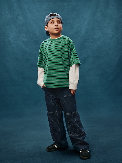kinder-jeans im baggy-stil