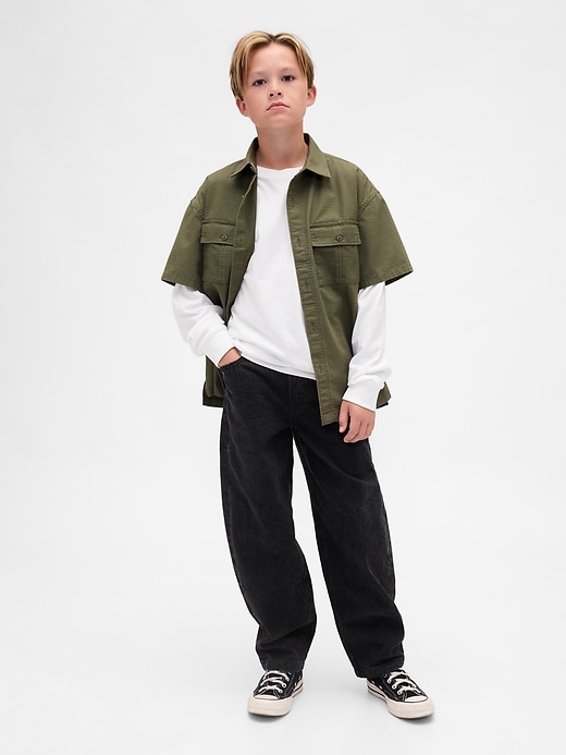 kinder baggy tapery jeans