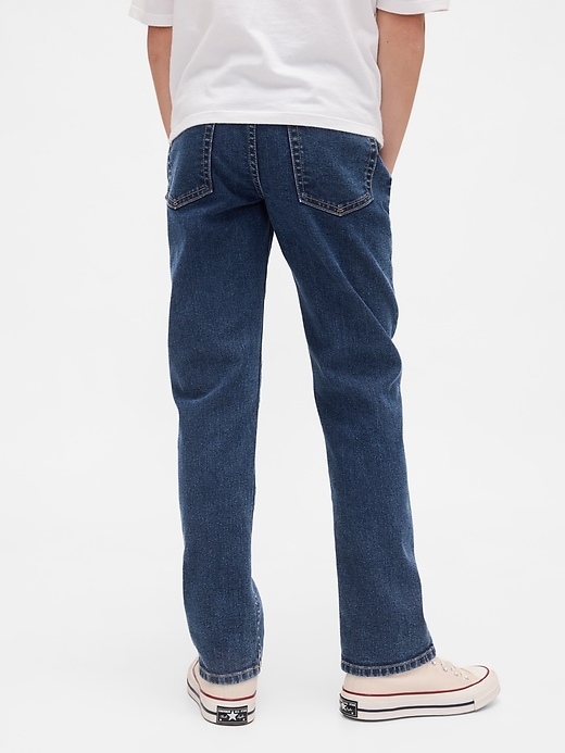 kinder-jeans mit geradem schnitt
