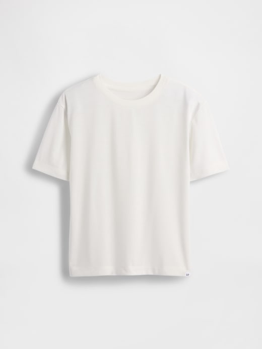 Übergroßes pyjama-t-shirt aus recycelten materialien für kinder