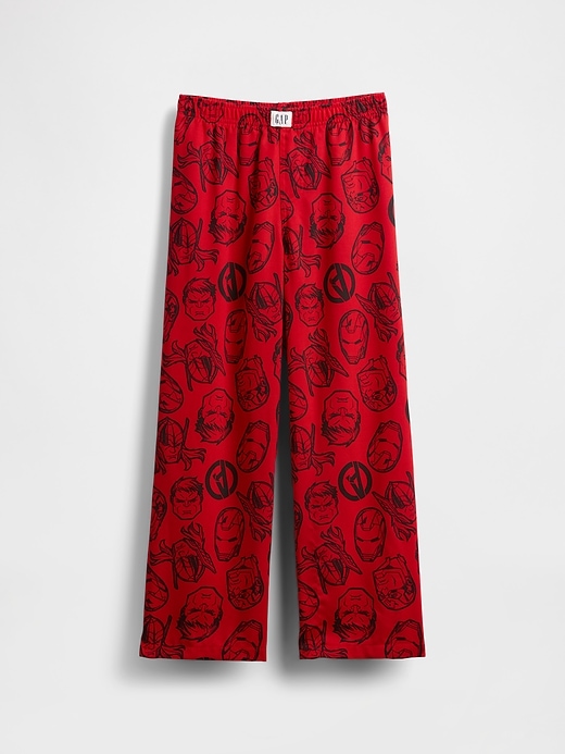 kinder-pyjamahose aus recyceltem marvel-flanell