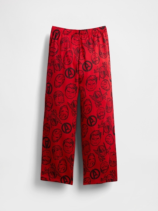 kinder-pyjamahose aus recyceltem marvel-flanell