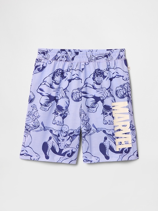 marvel-pyjamashorts aus recyclingmaterial für kinder