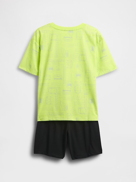 batman-pyjama-shorts-set für kinder aus recyceltem material