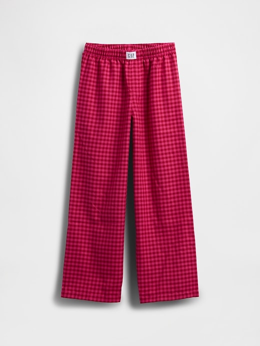 kinder-pyjamahosen aus recyceltem flanell