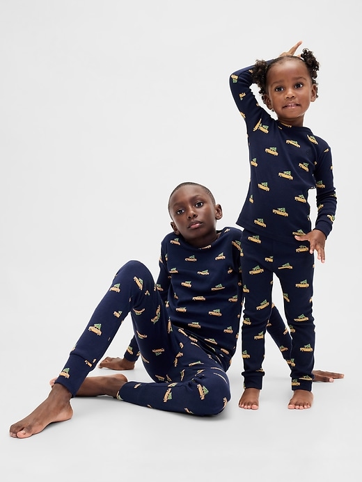 kinder- und baby-pyjama-set aus bio-baumwolle