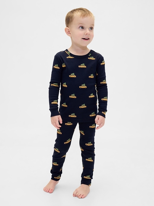 kinder- und baby-pyjama-set aus bio-baumwolle