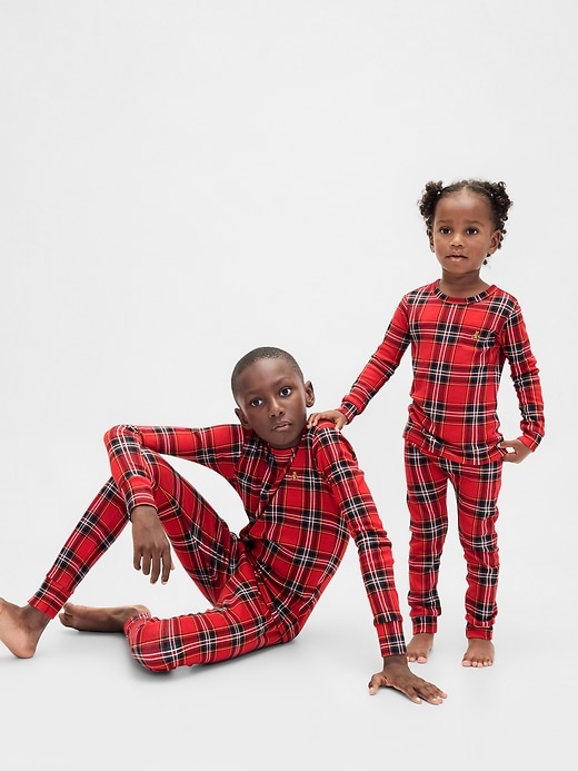 kinder- und baby-pyjama-set aus bio-baumwolle