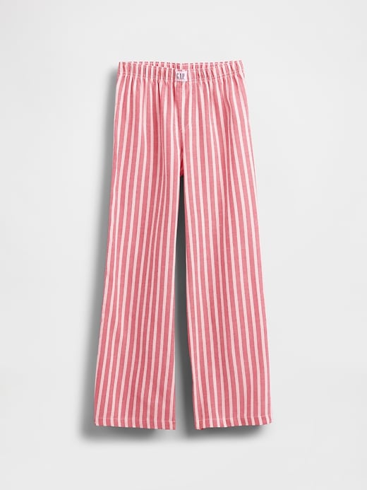kinder-pyjamahosen aus recyceltem flanell