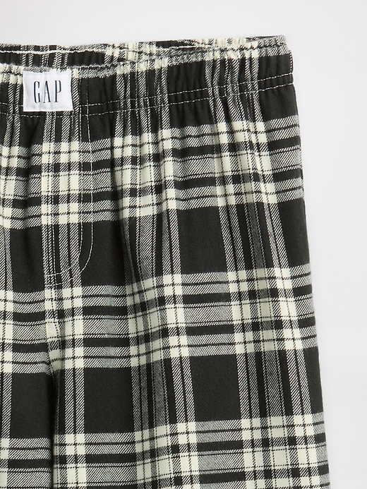 kinder-pyjamahosen aus recyceltem flanell