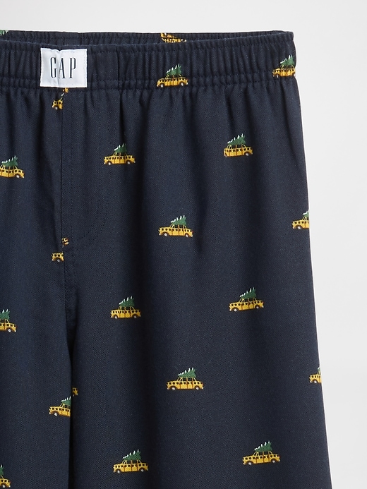 kinder-pyjamahosen aus recyceltem flanell