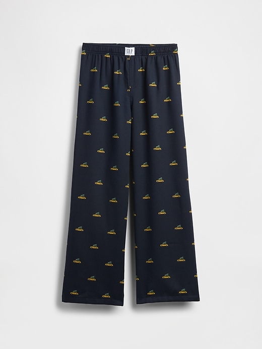 kinder-pyjamahosen aus recyceltem flanell