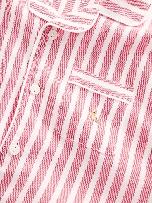 kinder-pyjama-set aus recyceltem flanell