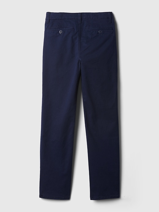 kinderuniform gerade geschnittene stretch-khakis