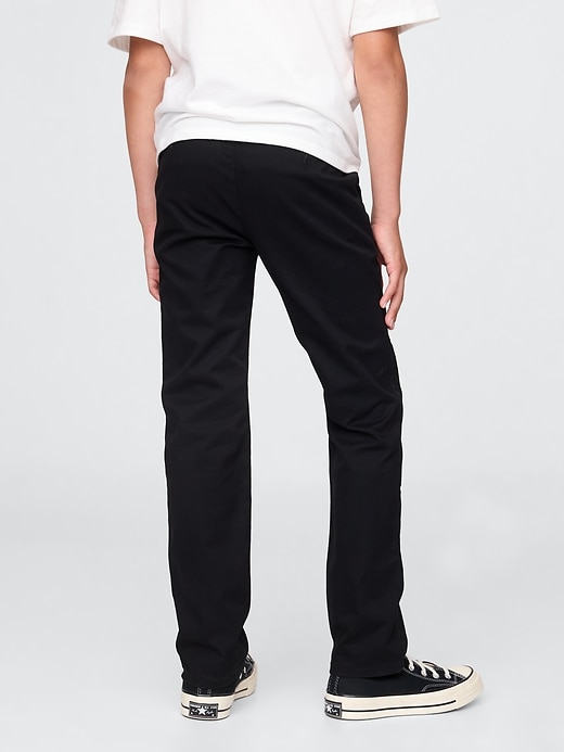 kinderuniform gerade geschnittene stretch-khakis