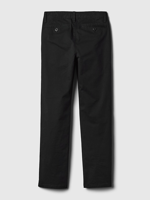 kinderuniform gerade geschnittene stretch-khakis