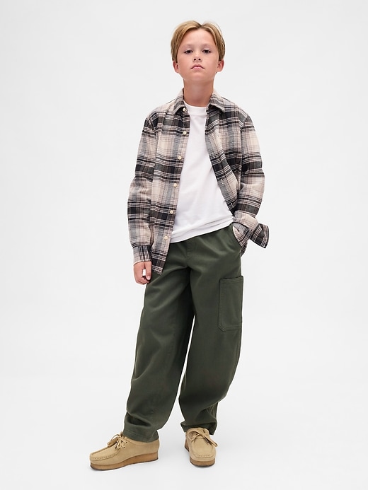 kinder-cargohose angeraut baggy-schnitt