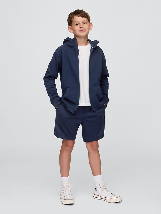 gapfit kinder-shorts 15 cm aus recyceltem mesh