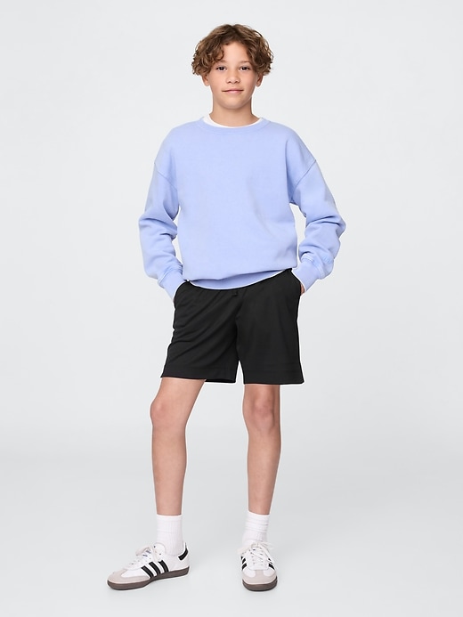 gapfit kinder-shorts 15 cm aus recyceltem mesh